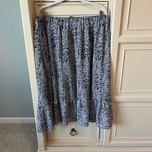 SHEIN purple floral skirt, NWOT, size 3X